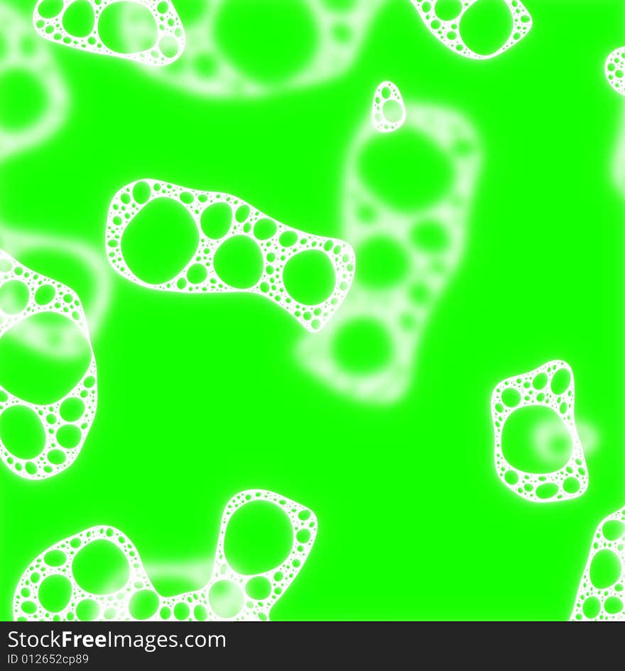 Green Bones Pattern Background