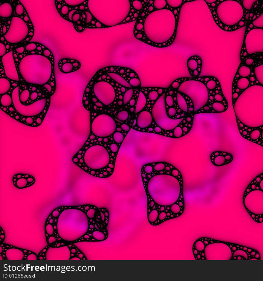 Green Bones Pattern Background