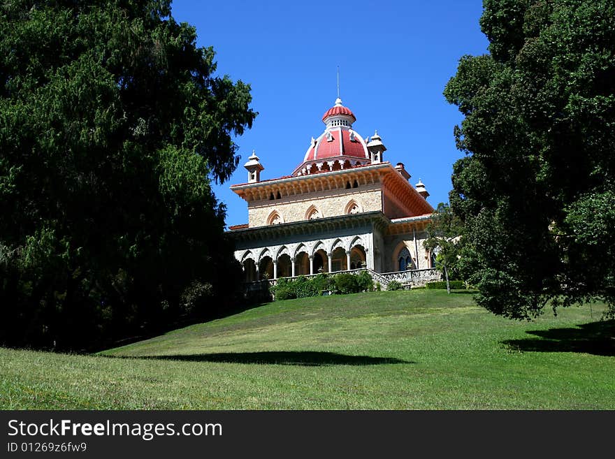 Fairy tale palace, Monserrate, Sintra, Portugal. Fairy tale palace, Monserrate, Sintra, Portugal