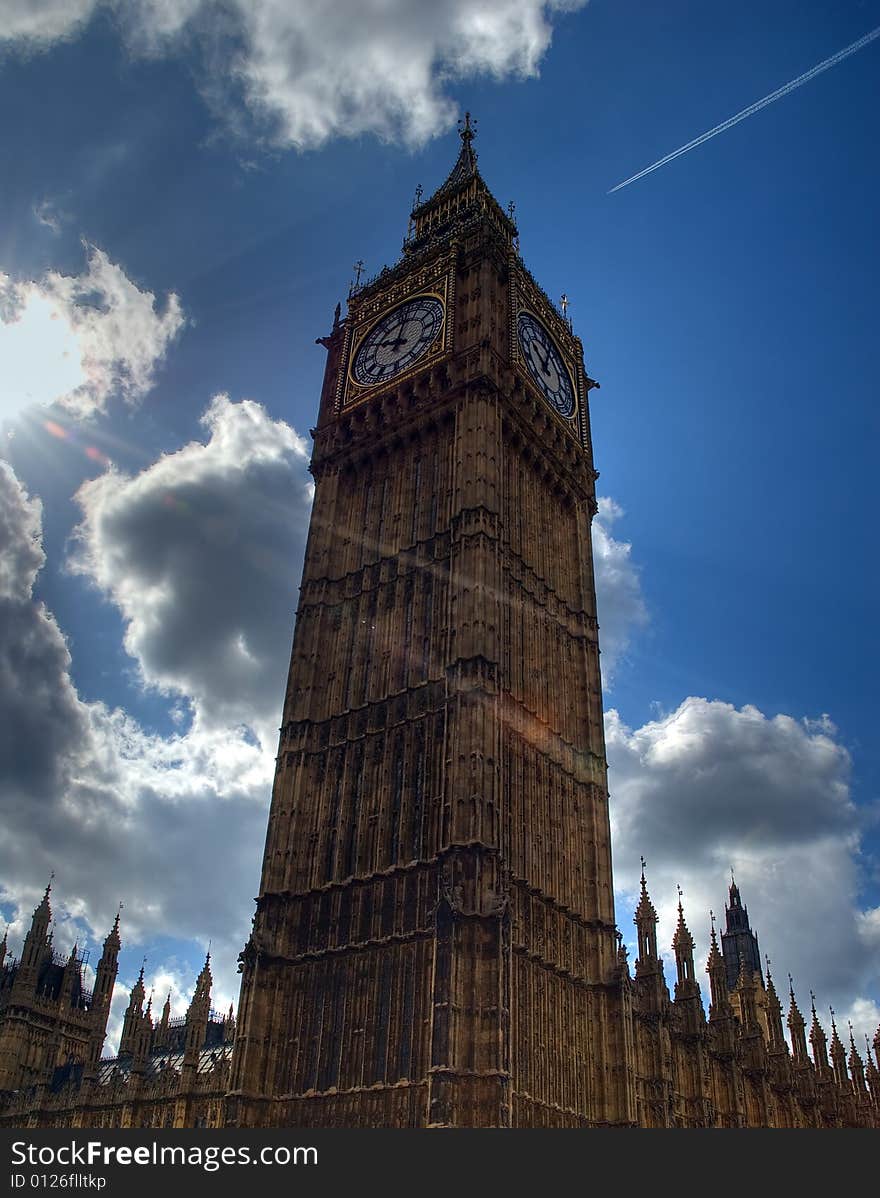 Big Ben Against The Sky