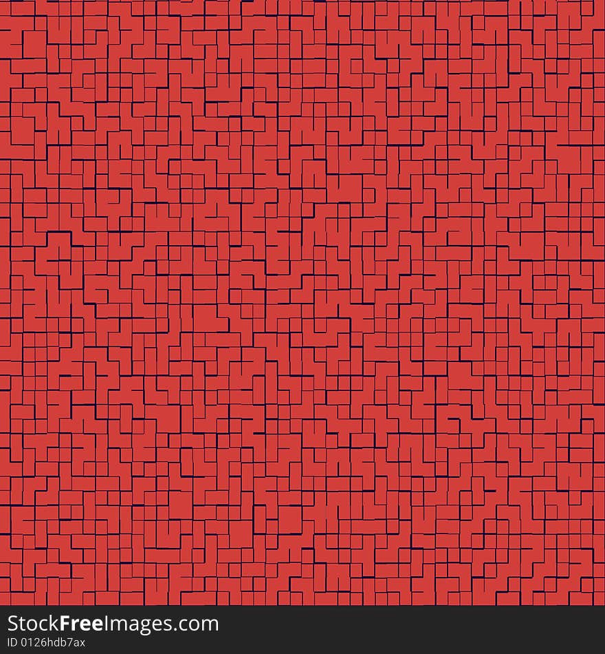 Tetris In Red