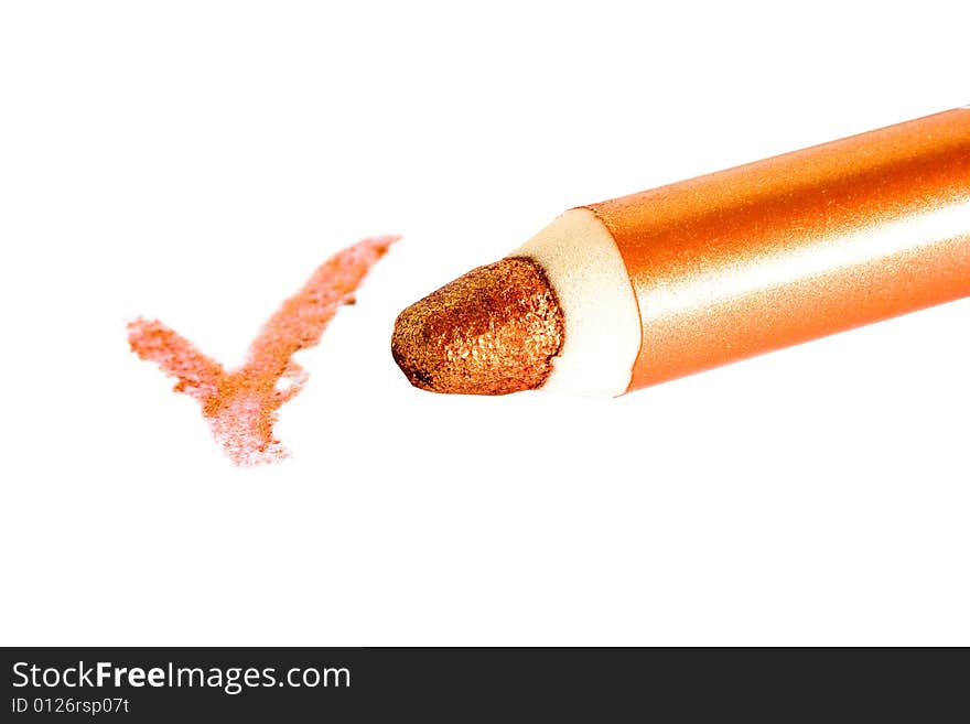 Orange Pencil For Lips