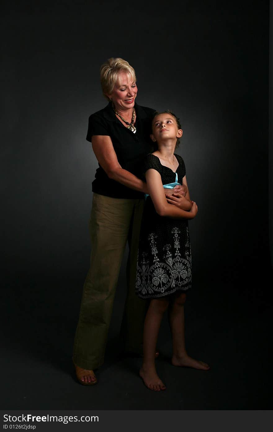 Grandmother And Granddaughter