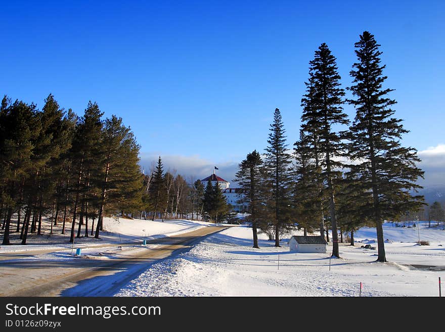 Winter at Bretton Woods, New Hampshire