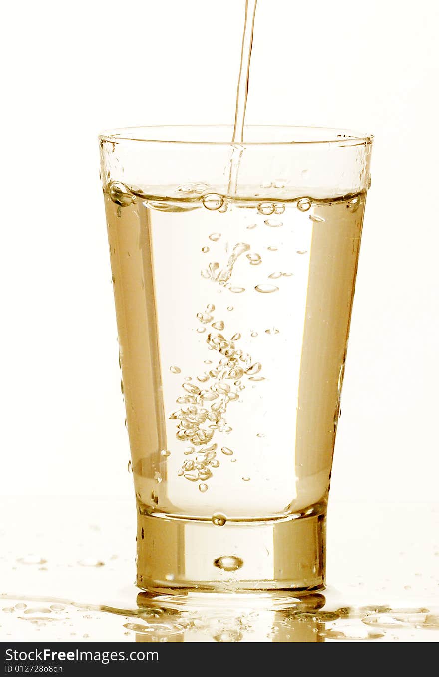 Glass of water