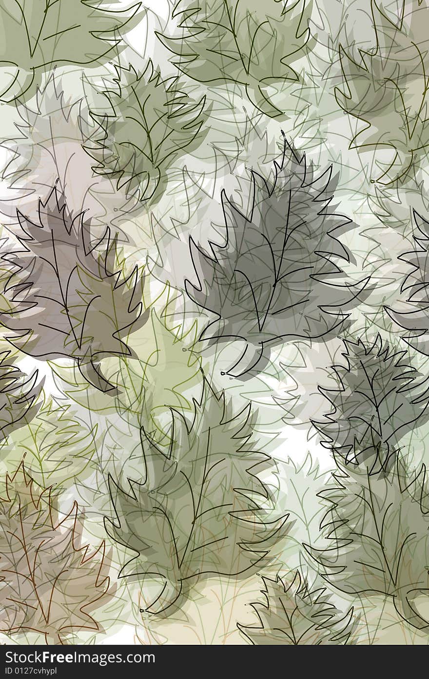 Pattern With Leaves