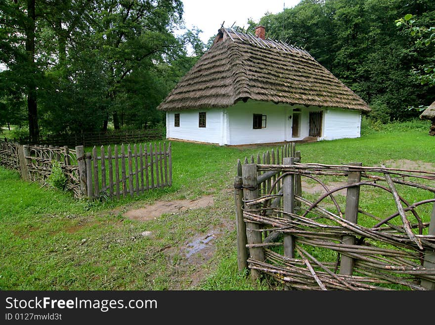 The series of the photograph of the old situated hamlet in the forest (Beskid mountains). The series of the photograph of the old situated hamlet in the forest (Beskid mountains).