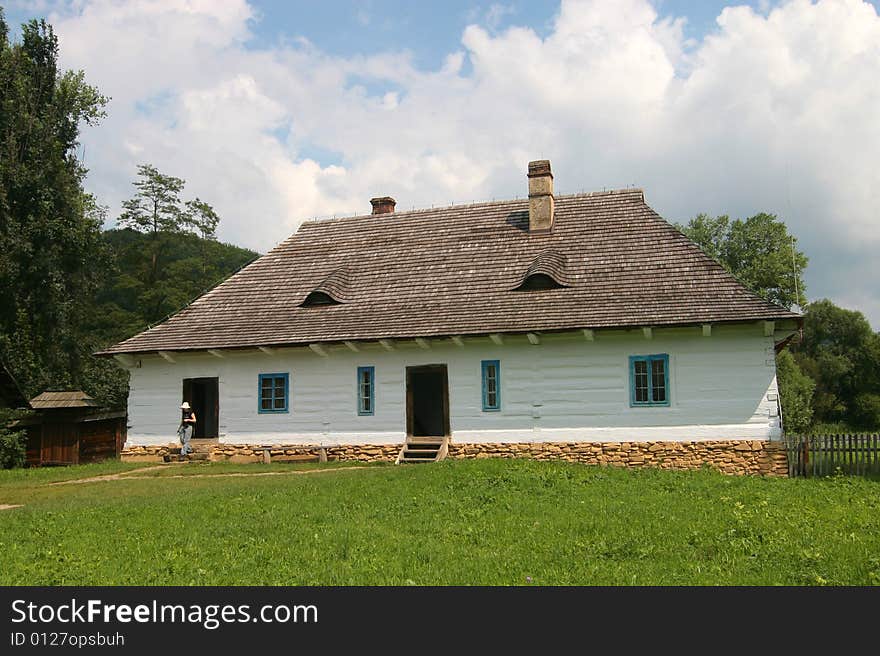 The series of the photograph of the old situated hamlet in the forest (Beskid mountains). The series of the photograph of the old situated hamlet in the forest (Beskid mountains).