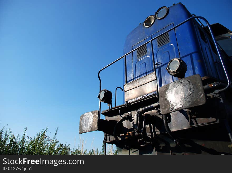 Blue Locomotive