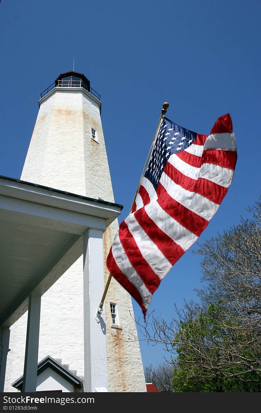 Flag At Sandy Hook