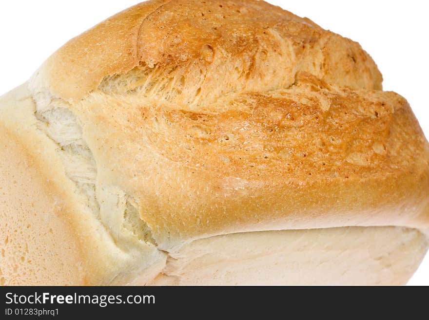 Wheat bread on a white background. Wheat bread on a white background.