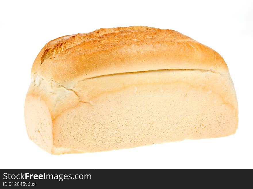 Wheat bread on a white background. Wheat bread on a white background.