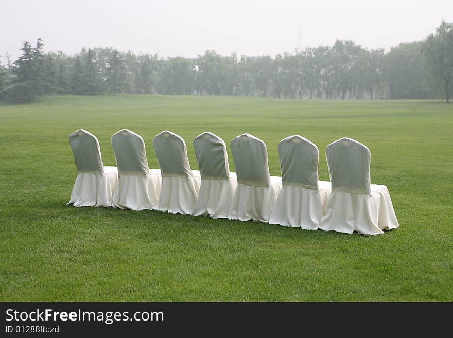 White chairs