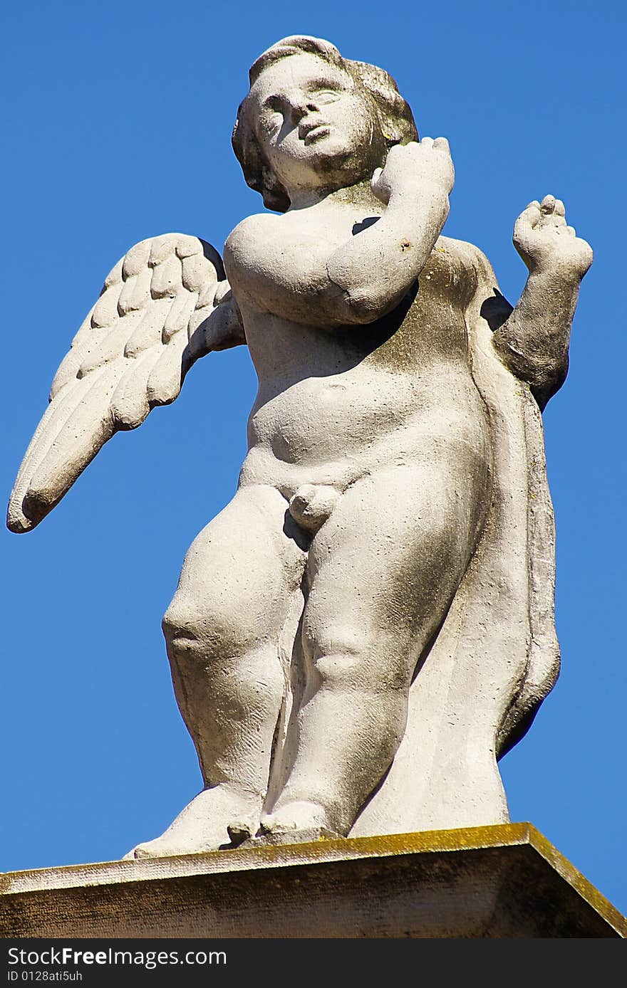 Sculpture of a dancing angel