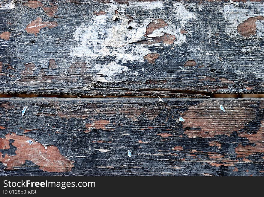 Part of old wooden fence. Part of old wooden fence