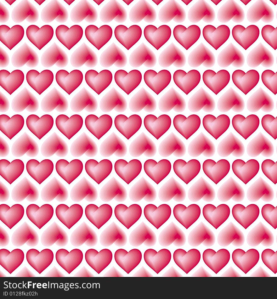 Heart Pattern (Vector)