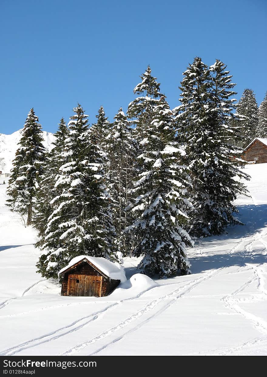 Winter landscape (St. Gallen, Switzerland)