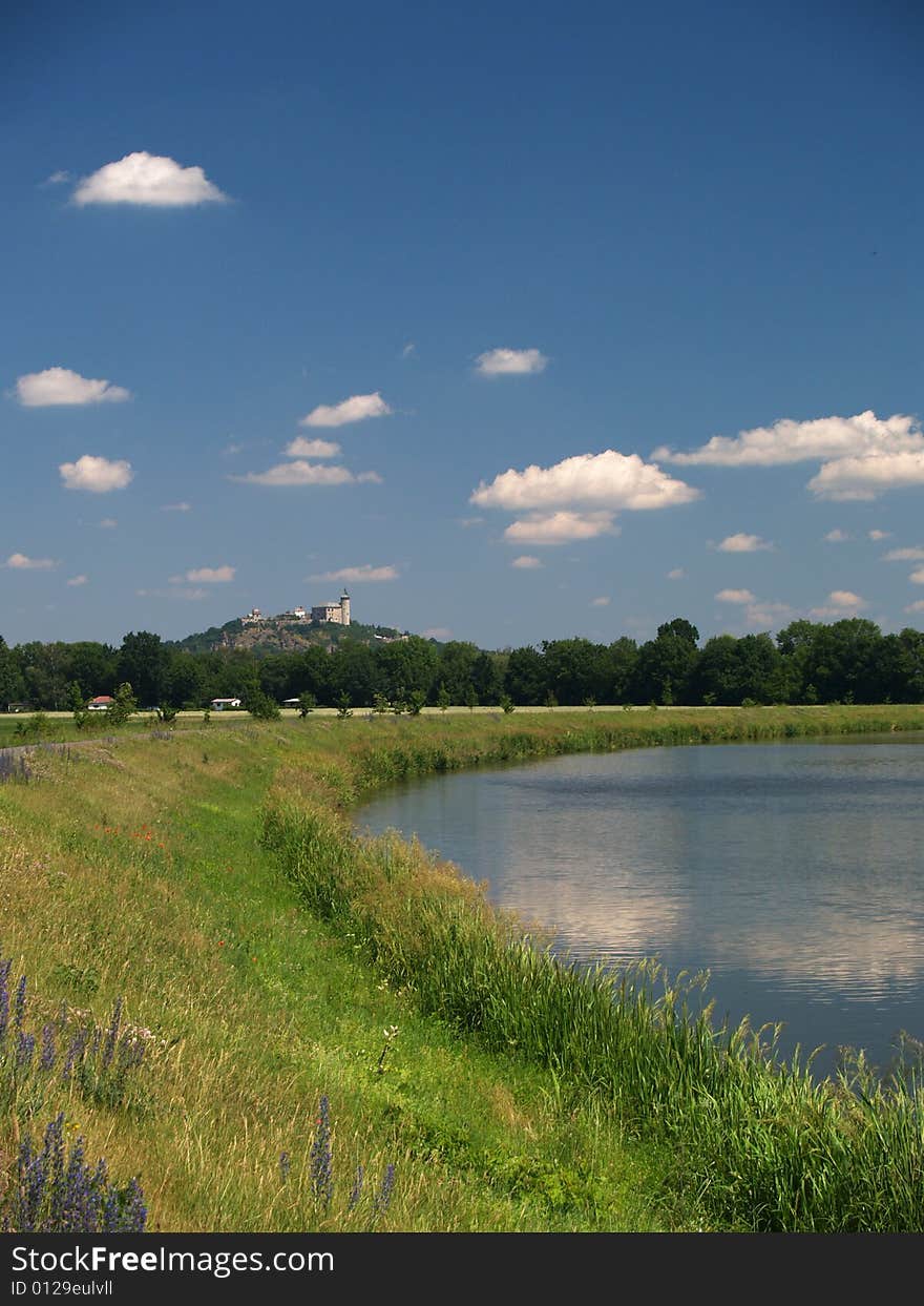 Clouds And River