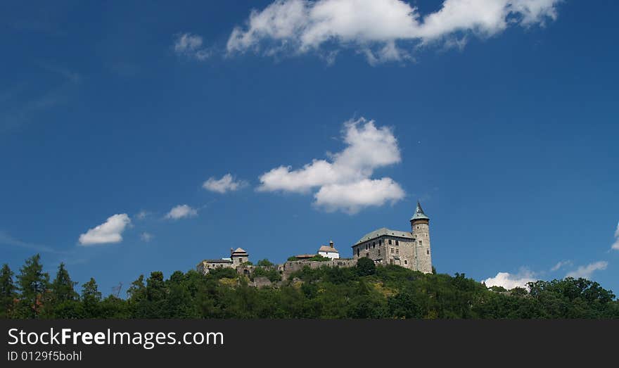 Castle on top of hill