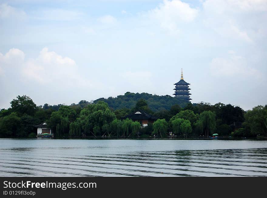 Leifeng Pagoda is a famous tower in West Lake.This pagoda is famous by a old love story.
