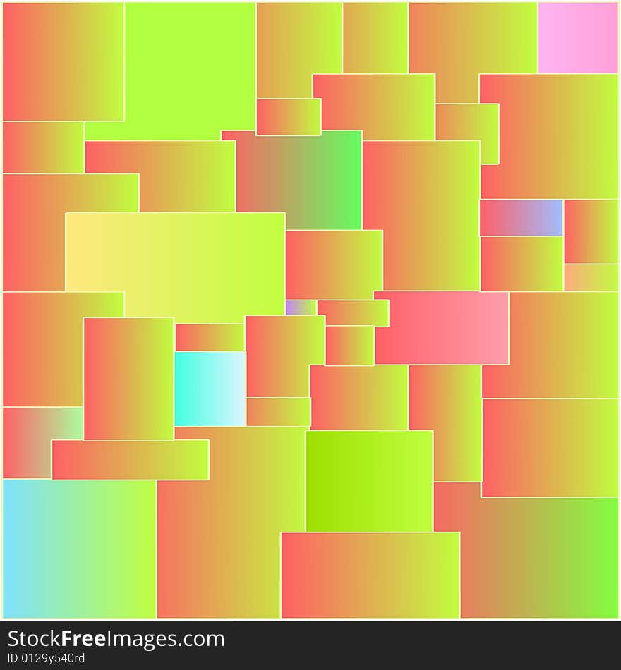 Abstract background from colorful cubes