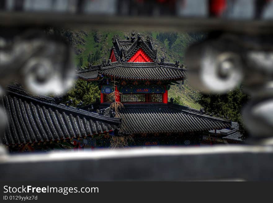 Old temple shoot in xinjiang province,china