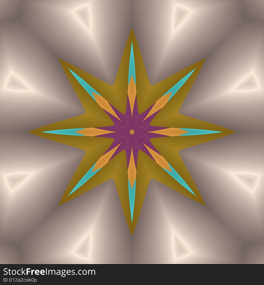 Simple primitive neon star