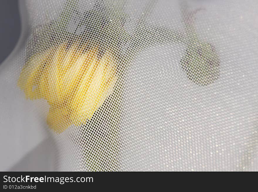 Wedding abstract with yellow flower