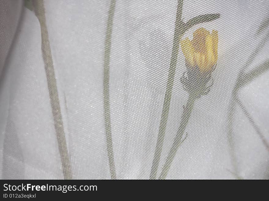 Wedding abstract with yellow flower