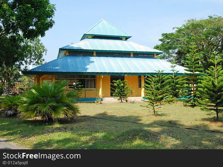 A beautiful house of the East east Malaysian locals. A beautiful house of the East east Malaysian locals