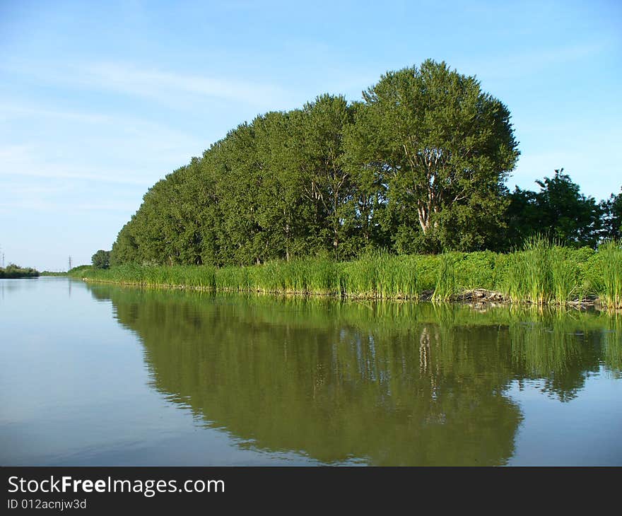 The romanian garden , Danube Delta. The romanian garden , Danube Delta