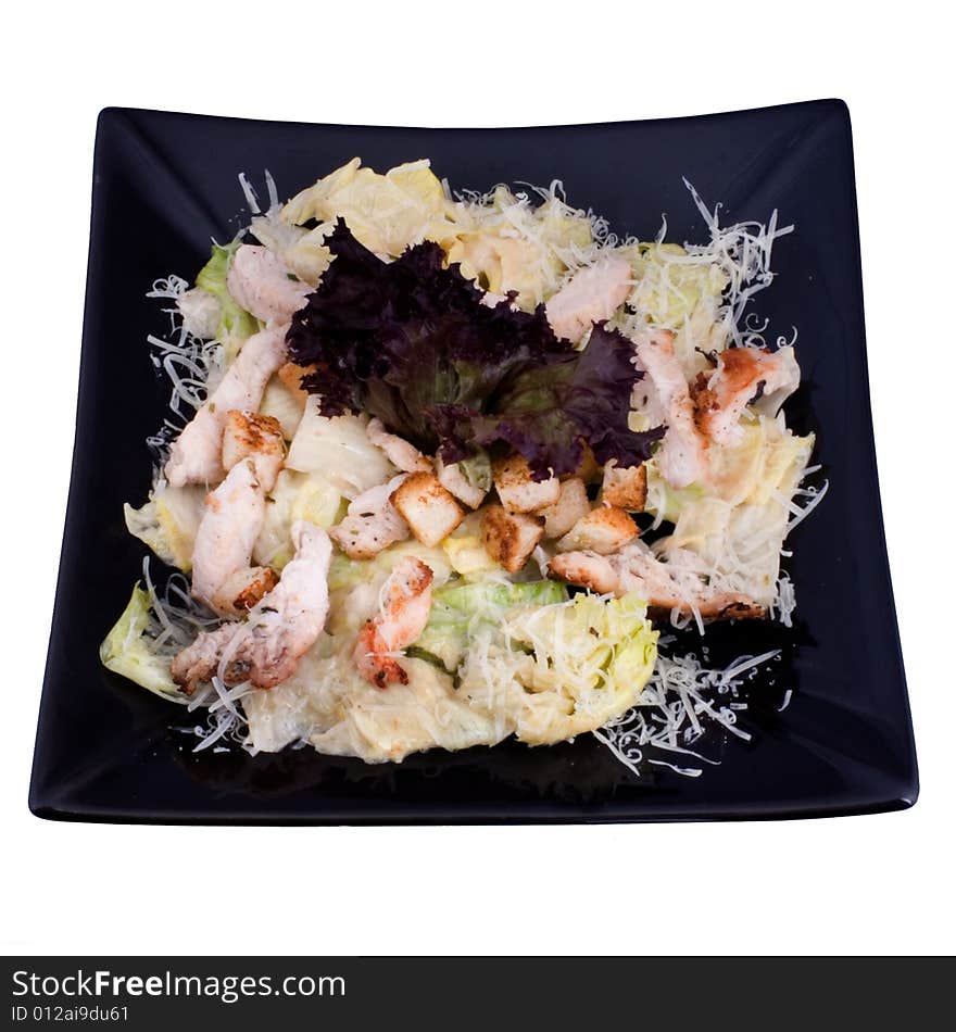 Fresh salad with butterfish and vegetables. Fresh salad with butterfish and vegetables