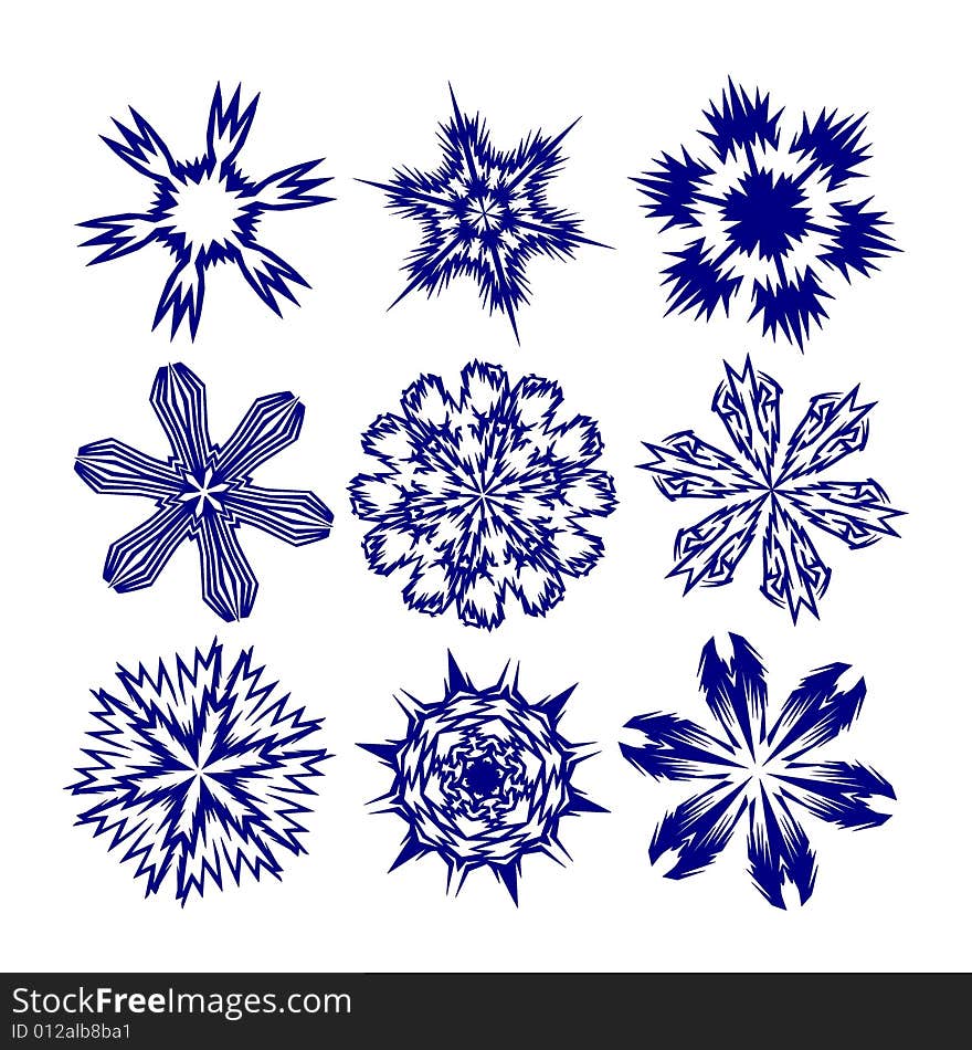 Collection Of Snowflakes