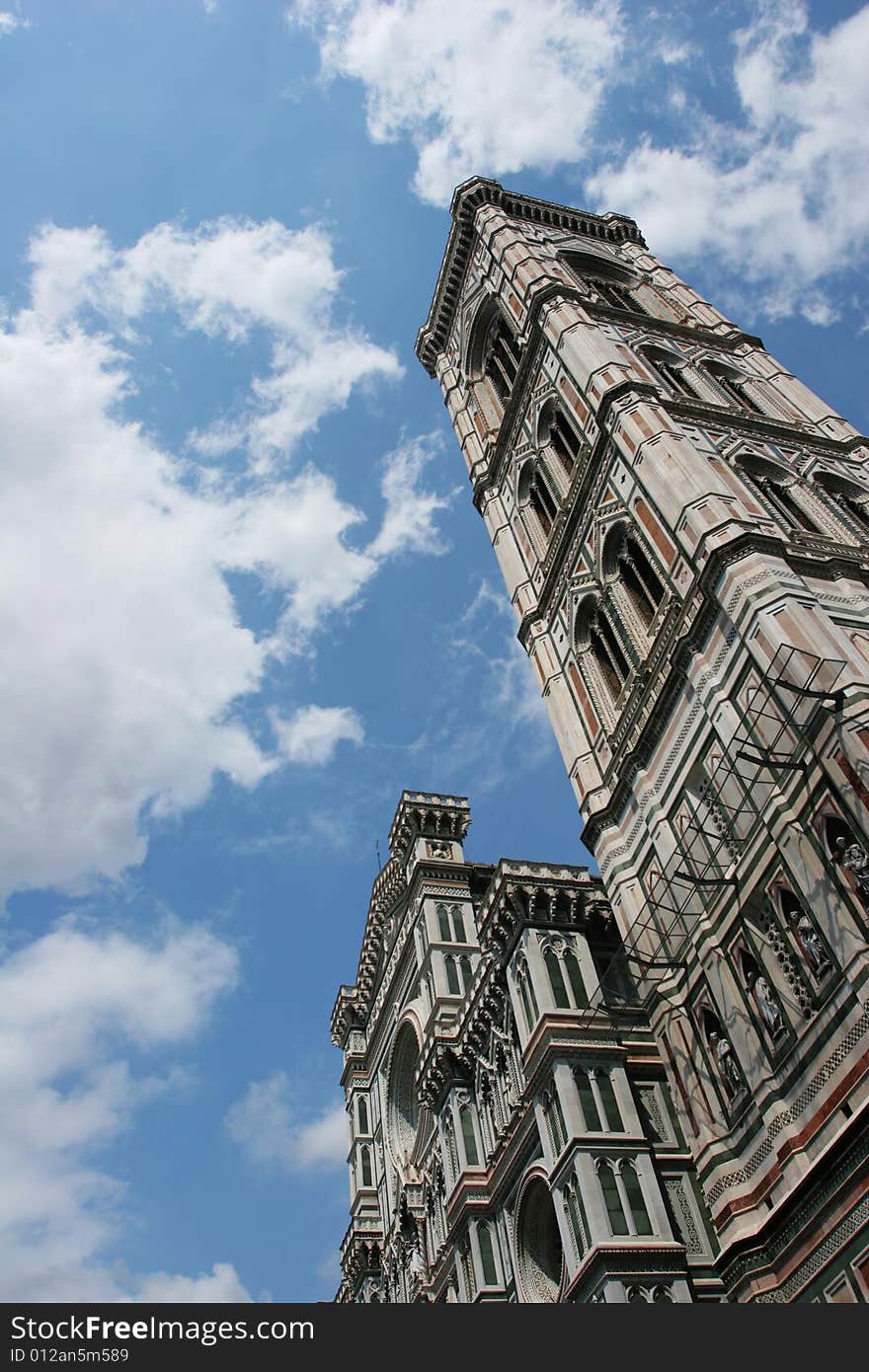 The Duomo against the cloudy sky (Florence, Italy)