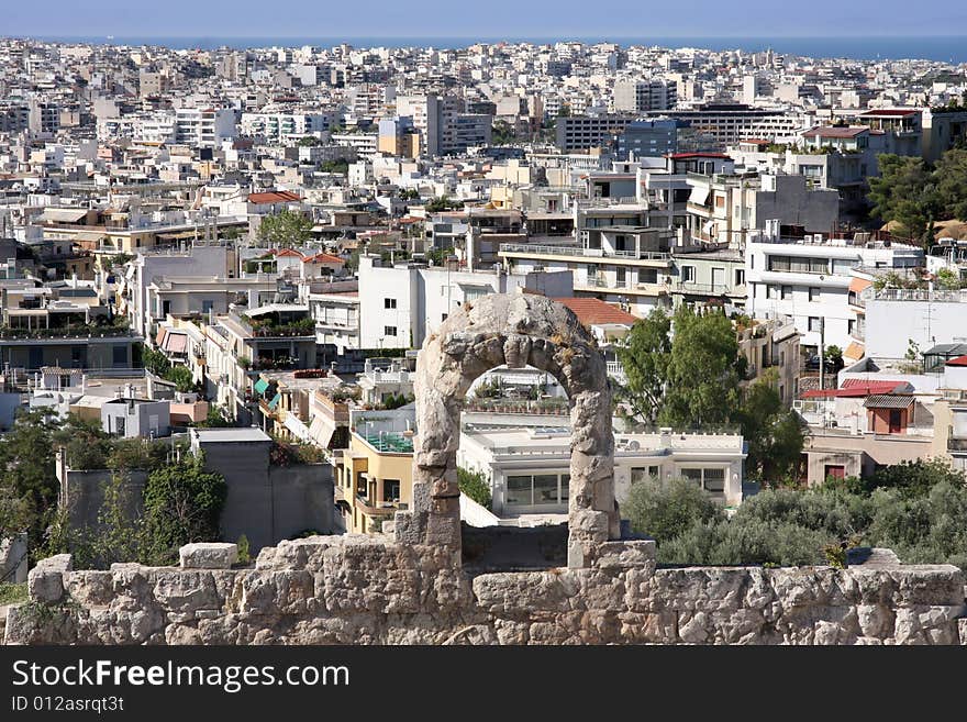 Details of acropolis theater, Acropolis in Athens � Greece