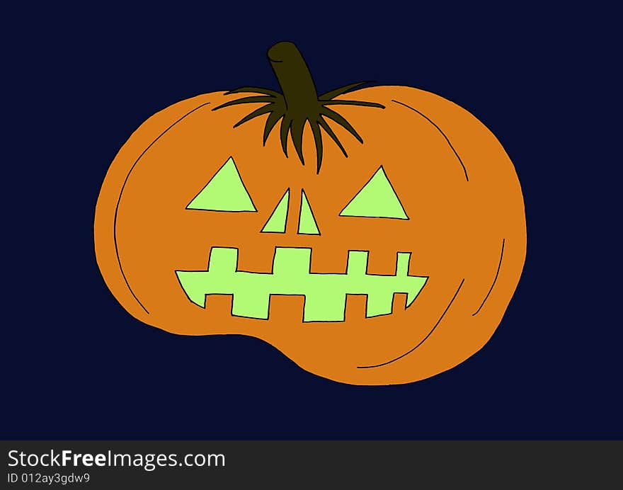 A classical symbol of halloween: a terrific pumpkin representative of a human face. A classical symbol of halloween: a terrific pumpkin representative of a human face.