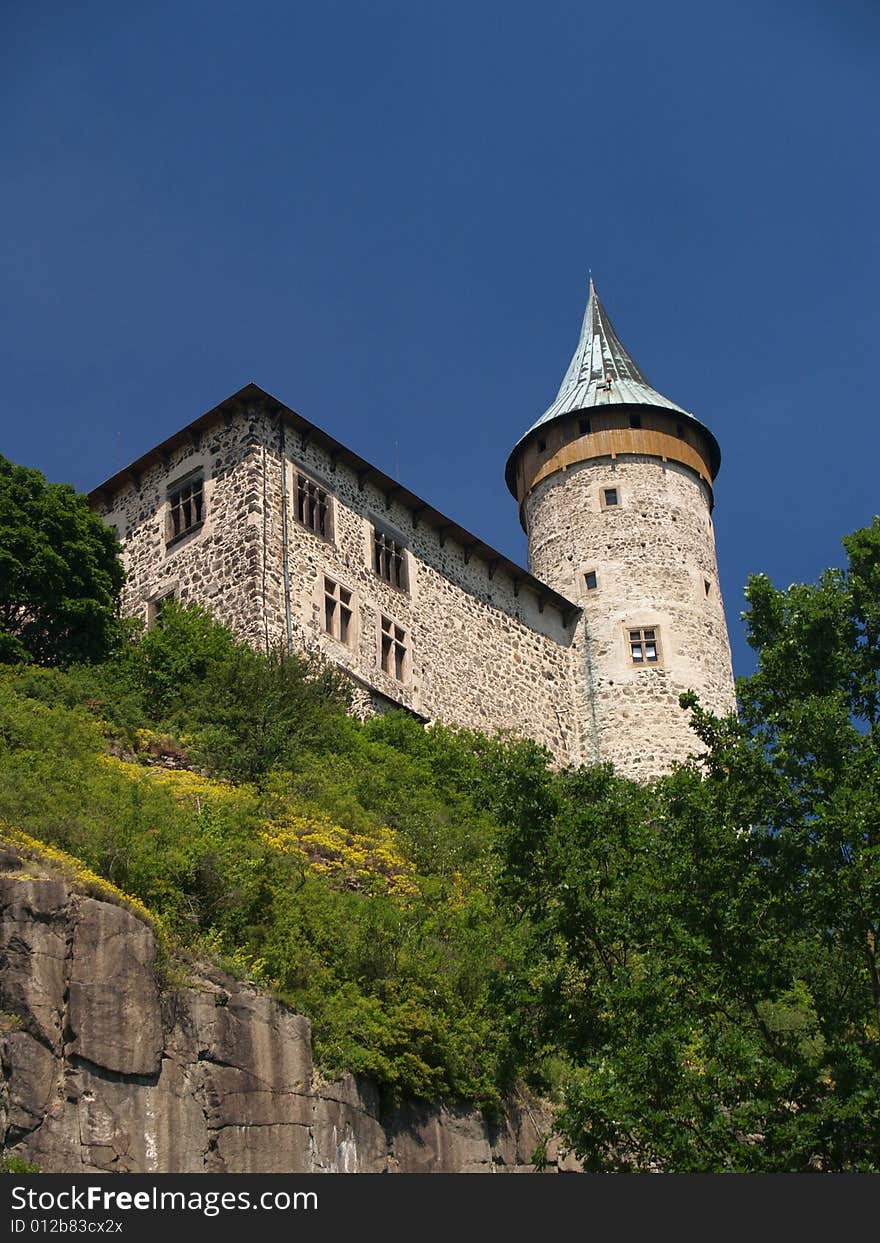 Castle on top of hill