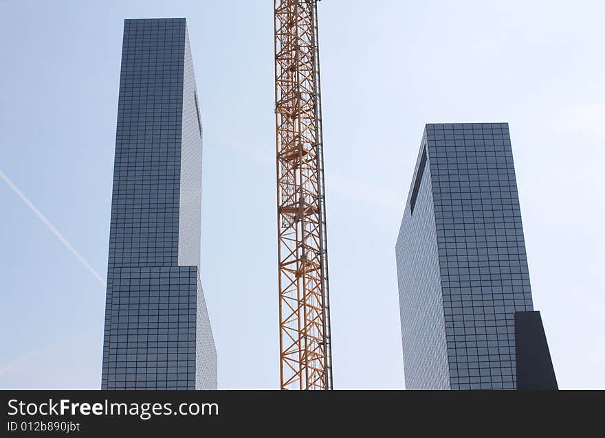 Construction of a new office building