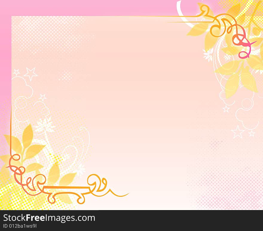 Floral background 07