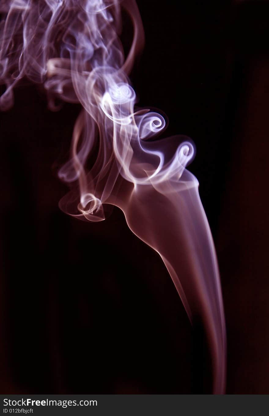 Abstract colorful smoke background