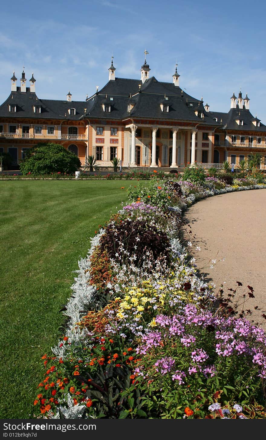 The Water Palace, part oft the historical castle of Pillnitz in Saxony, Germany. The Water Palace, part oft the historical castle of Pillnitz in Saxony, Germany.