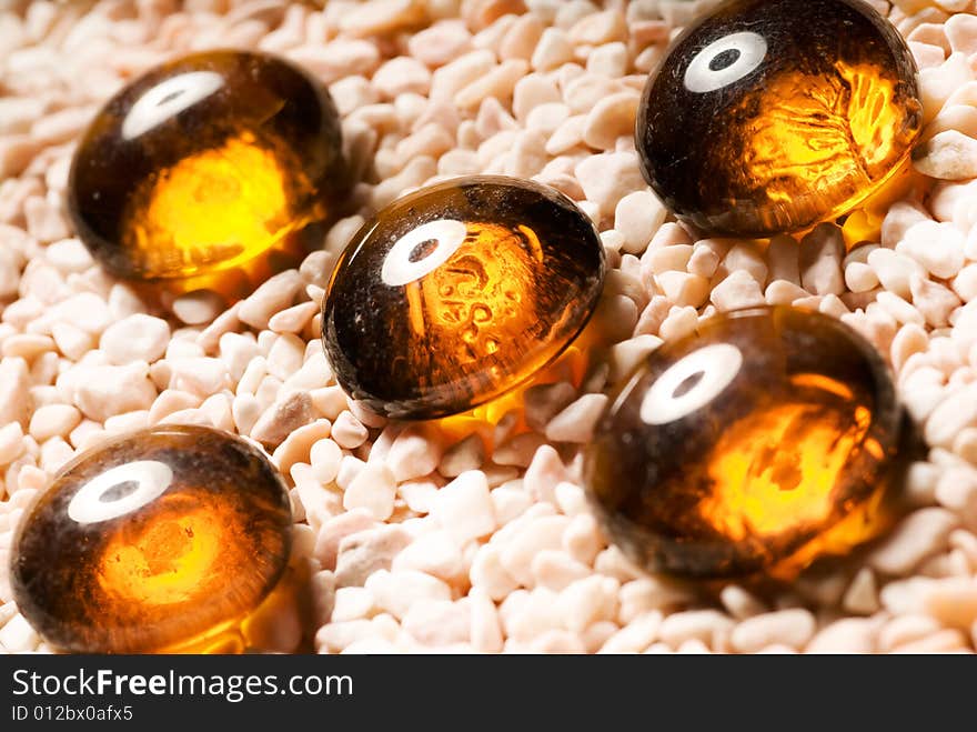 Amber decoration