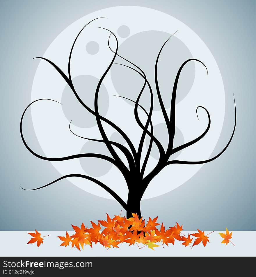 Abstract tree illustration