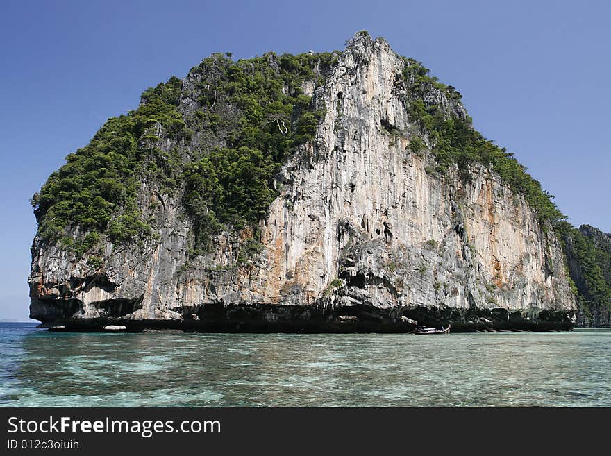 A fantastic seascape at phuket in Thailand. A fantastic seascape at phuket in Thailand