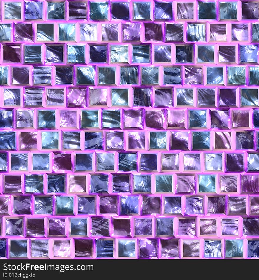 Lilac ceramic tiles