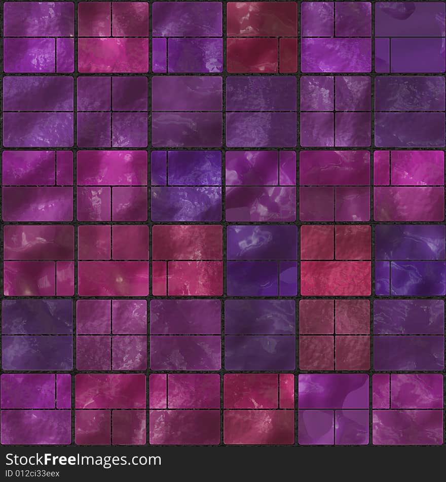 Seamless purple hilly tiles