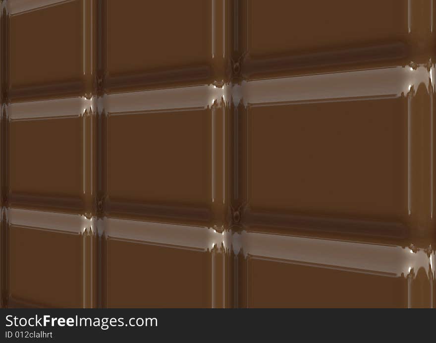 Milk Chocolate Texture Illustration