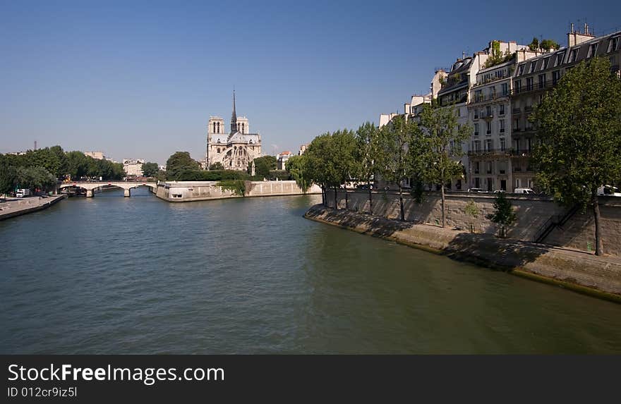 River Seine in Summer