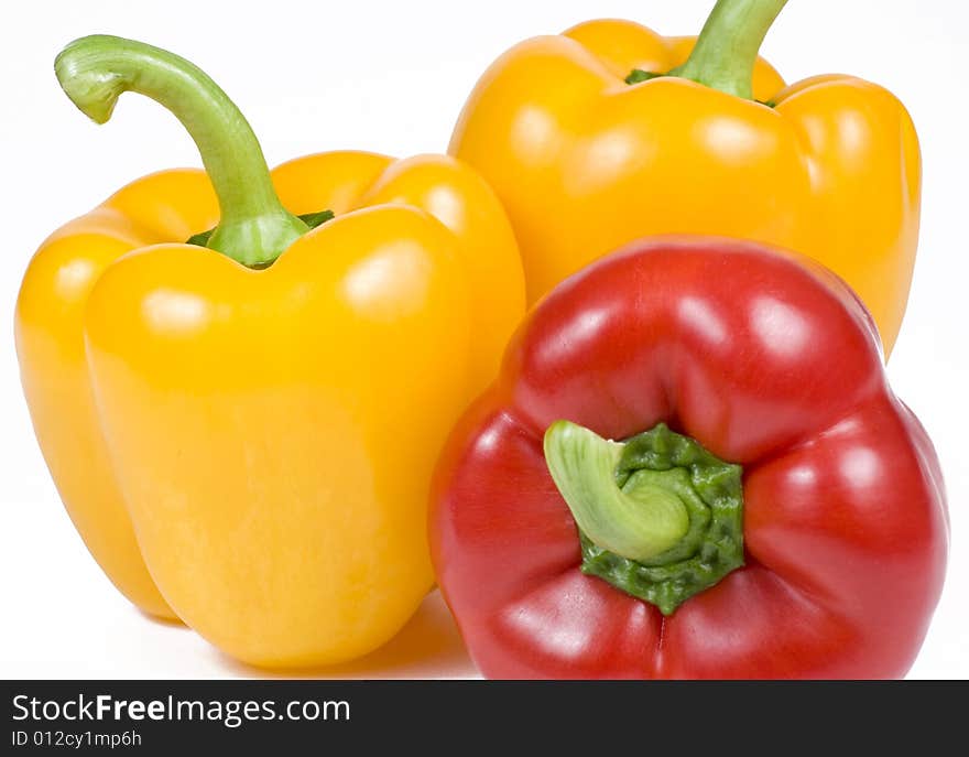 Yellow and Red Bell Peppers