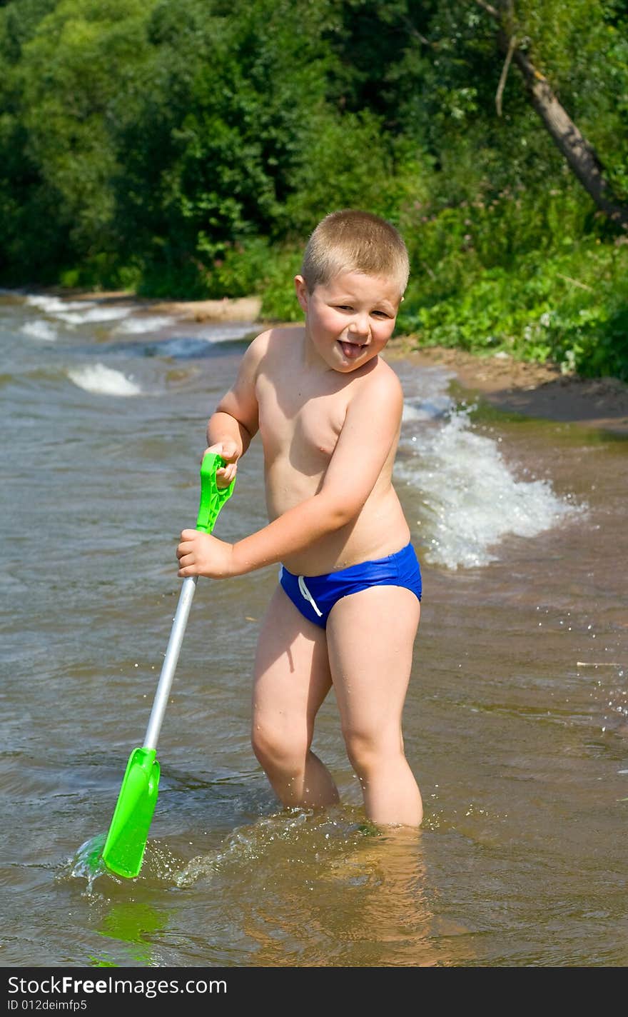 Boy On The Beach